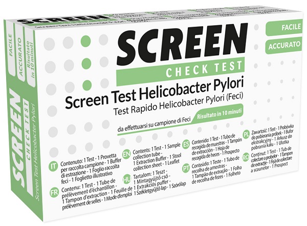 SCREEN TEST RAPIDO ANTIGENI HELICOBACTER PYLORI FECI UMANE - FARMAPRIME