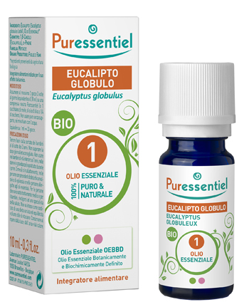PURESSENTIEL EUCALIPTO GLOBULO OLIO ESSENZIALE BIO 10 ML - FARMAPRIME