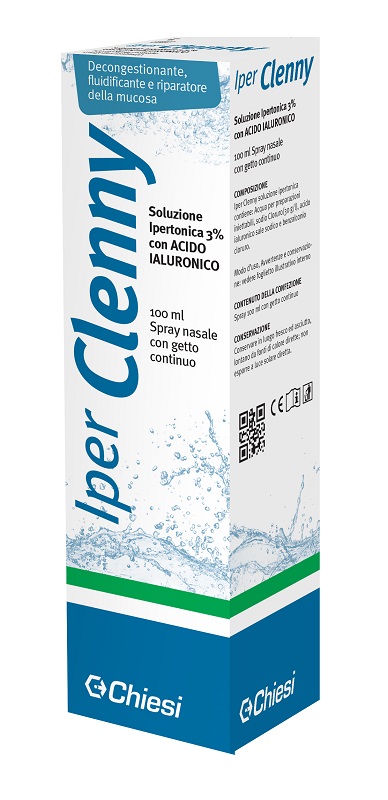 IPER CLENNY SPRAY NASALE EROGAZIONE CONTINUA SOLUZIONE IPERTONICA CON ACIDO IALURONICO 100 ML - FARMAPRIME
