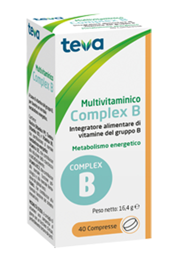 MULTIVITAMINICO COMPLEX B TEVA 40 COMPRESSE 16,4 G - FARMAPRIME