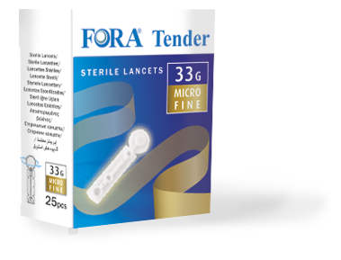 LANCETTE PUNGIDITO FORA TENDER 33 GAUGE 25 PEZZI - FARMAPRIME