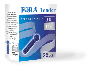 LANCETTE PUNGIDITO FORA TENDER 30 GAUGE 25 PEZZI - FARMAPRIME