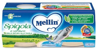MELLIN OMOG SPIGOLA 2 X 80 G - FARMAPRIME