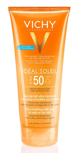 IDEAL SOLEIL GEL WET CORPO SPF50 200 ML - FARMAPRIME