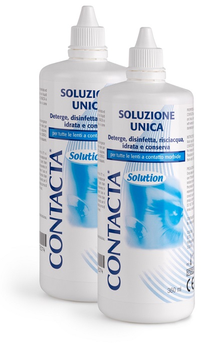 SOLUZIONE PER LENTI A CONTATTO CONTACTA 2 PEZZI 360 ML - FARMAPRIME