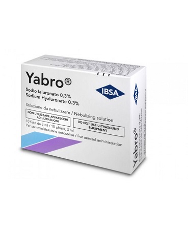 YABRO 10 FIALE 3ML ACIDO IALURONICO 0,3% SOLUZIONE PER NEBULIZZATORE - FARMAPRIME