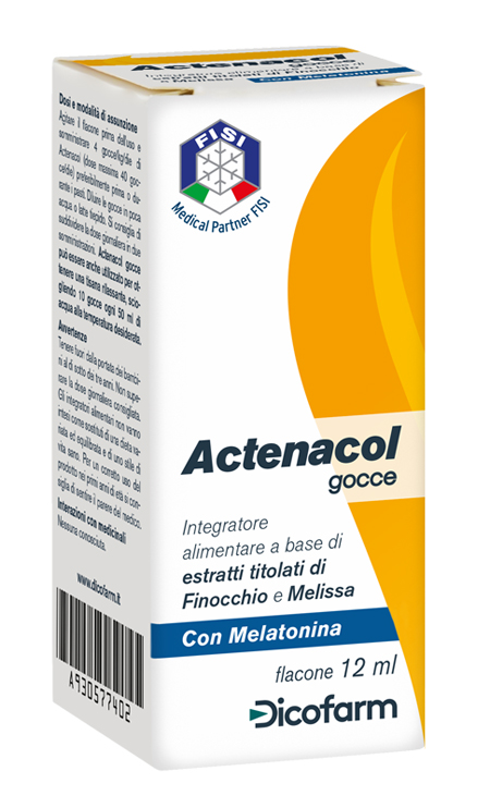 ACTENACOL GOCCE 12 ML CON MELATONINA - FARMAPRIME