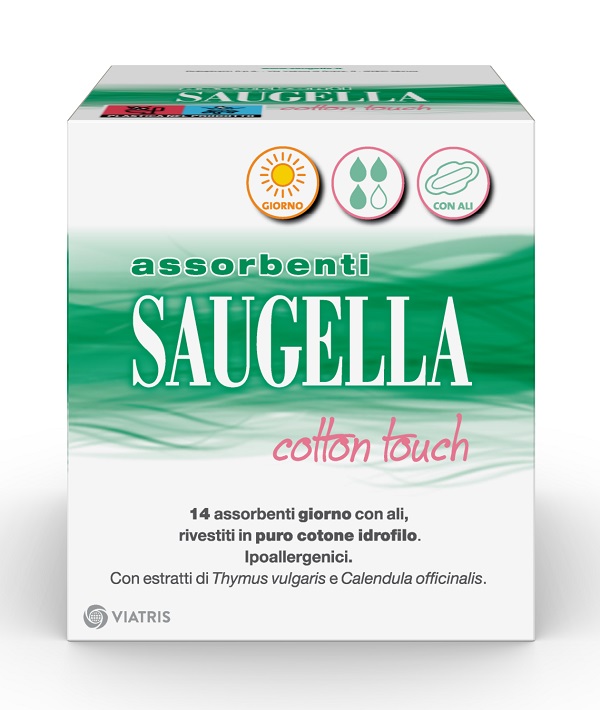 SAUGELLA COTTON TOUCH ASSORBENTI GIORNO 14 PEZZI TAGLIO PREZZO - FARMAPRIME