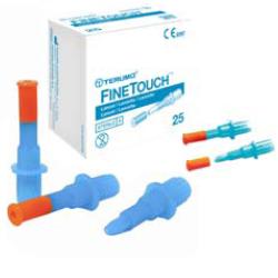LANCETTE PUNGIDITO FINETOUCH 23 GAUGE 25 PEZZI - FARMAPRIME