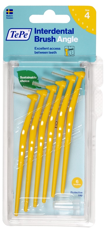 TEPE ANGLE SCOVOLINO GIALLO 0,7MM 6 PEZZI - FARMAPRIME
