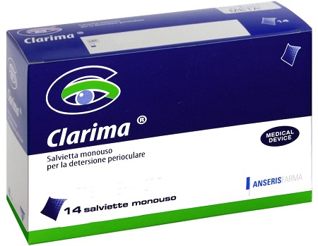 SALVIETTA PERIOCULARE CLARIMA 14 PEZZI - FARMAPRIME