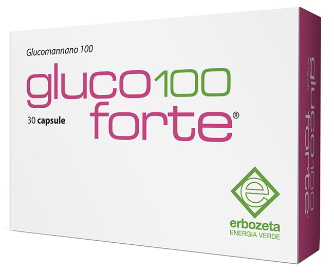 GLUCO 100 FORTE GLUCOMANNANO 100 30 CAPSULE DA 900 MG - FARMAPRIME