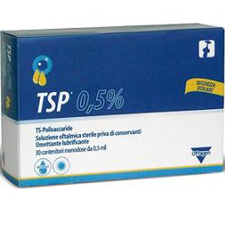 TSP 0,5% SOLUZIONE OFTALMICA UMETTANTE LUBRIFICANTE 30 FLACONCINI MONODOSE 0,5 ML - FARMAPRIME