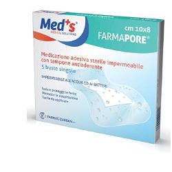 MEDICAZIONE MEDS PORE ADESIVA IMPERMEABILE 5X7CM 5 PEZZI - FARMAPRIME