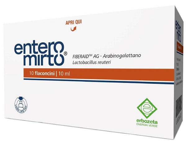 ENTERO MIRTO 10 FLACONCINI DA 10 ML - FARMAPRIME
