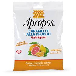 APROPOS CARAMELLE ALLA PROPOLI GUSTO AGRUMI 50 G - FARMAPRIME