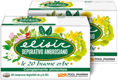 ELISIR DEPURATIVO AMBROSIANO 20 COMPRESSE 5,3 G - FARMAPRIME