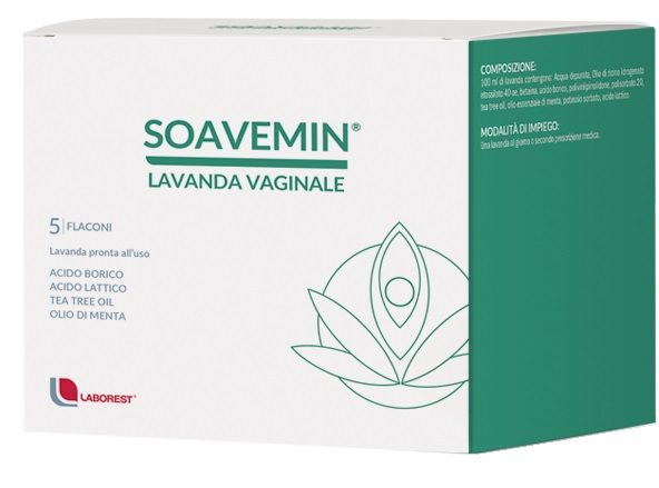 SOAVEMIN LAVANDA VAGINALE 5 FLACONI 100 ML - FARMAPRIME