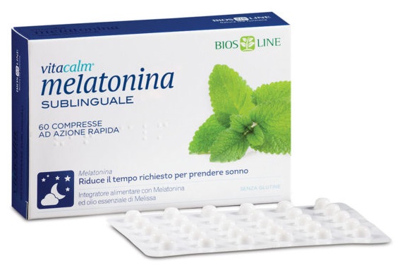 BIOS LINE VITACALM MELATONINA SUBLINGUALE 60 COMPRESSE 1 MG - FARMAPRIME