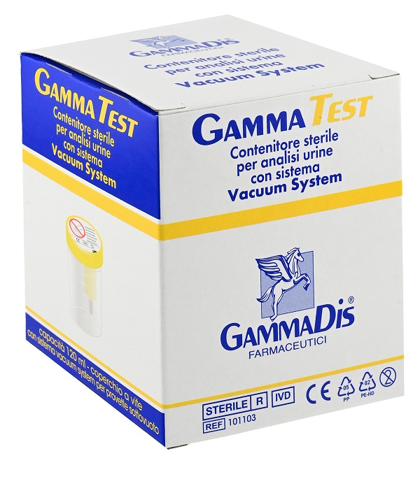 CONTENITORE STERILE PER URINA SOTTOVUOTO 120 ML GAMMADIS - FARMAPRIME