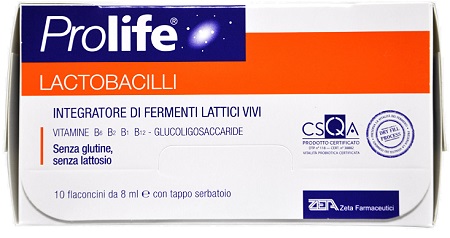 PROLIFE LACTOBACILLI 10 FLACONCINI 8 ML - FARMAPRIME