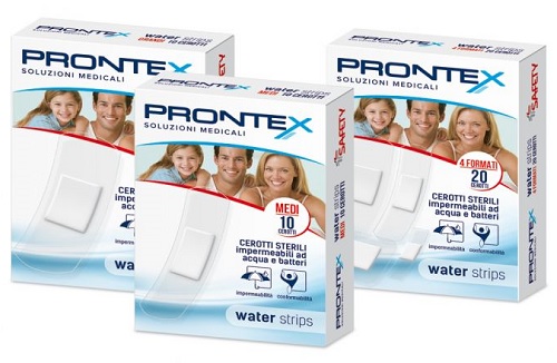 CEROTTO PRONTEX WATER STRIPS ASSORTITO 20 PEZZI - FARMAPRIME