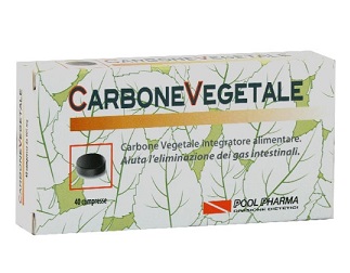 CARBONE VEGETALE POOL PHARMA 40 COMPRESSE - FARMAPRIME
