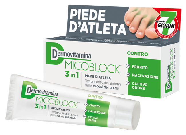 DERMOVITAMINA MICOBLOCK 3 IN 1 PIEDE D'ATLETA 30 ML - FARMAPRIME