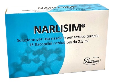 NARLISIM SOLUZIONE PER USO NASALE E AEROSOLTERAPIA 15 FLACONCINI RICHIUDIBILI DA 2,5 ML L'UNO - FARMAPRIME
