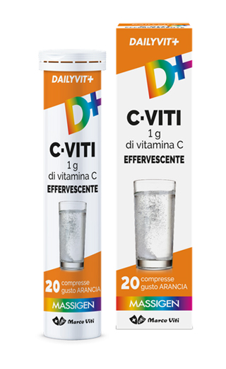 MASSIGEN VITAMINA C 1G EFFERVESCENTE 20 COMPRESSE - FARMAPRIME