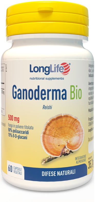 LONGLIFE GANODERMA BIO 60 CAPSULE - FARMAPRIME