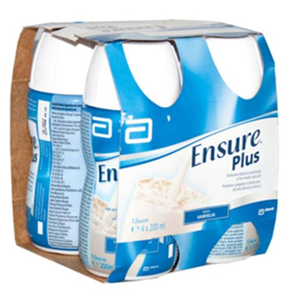 ENSURE PLUS VANIGLIA 4 BOTTIGLIE DA 200 ML - FARMAPRIME