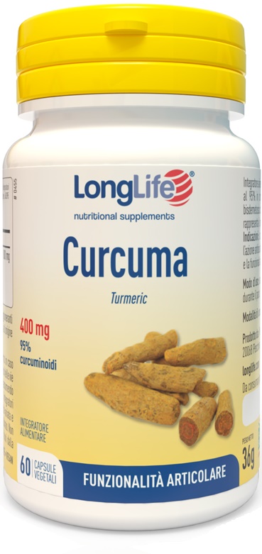 LONGLIFE CURCUMA 60 CAPSULE VEGETALI - FARMAPRIME