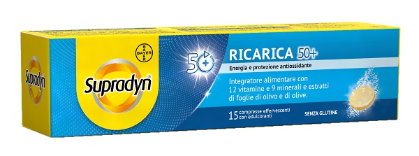 SUPRADYN RICARICA 50+ 15 COMPRESSE EFFERVESCENTI - FARMAPRIME