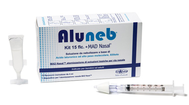 ALUNEB KIT SOLUZIONE ISOTONICA 15 FLACONCINI DA 4 ML + MAD NASAL ATOMIZZATORE - FARMAPRIME