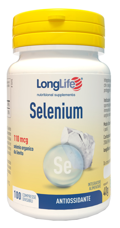 LONGLIFE SELENIUM 100 COMPRESSE DIVISIBILI - FARMAPRIME