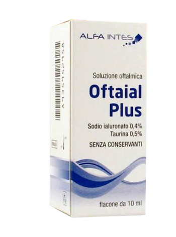 SOLUZIONE OFTALMICA OFTAIAL PLUS ACIDO IALURONICO 0,4% E TAURINA 10ML - FARMAPRIME