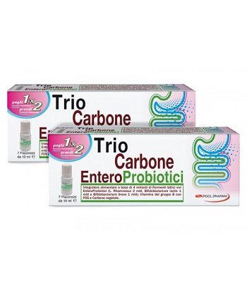 TRIOCARBONE ENTEROPROBIOTICI 7 FLACONCINI X 10 ML - FARMAPRIME