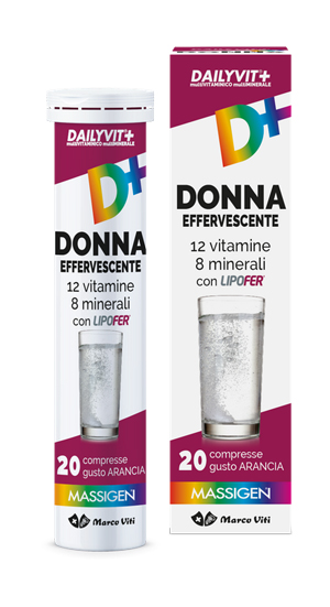 MASSIGEN DAILYVIT DONNA EFFERVESCENTE 20 COMPRESSE - FARMAPRIME