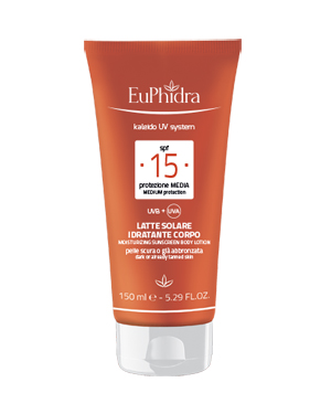 EUPHIDRA KALEIDO UV SYSTEM LATTE SOLARE CORPO 15 - FARMAPRIME