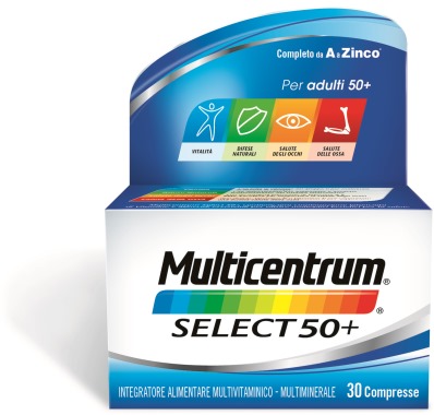 MULTICENTRUM SELECT 50+ 30 COMPRESSE - FARMAPRIME
