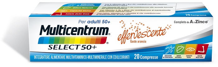 MULTICENTRUM SELECT EFFERVESCENTE 20 COMPRESSE - FARMAPRIME