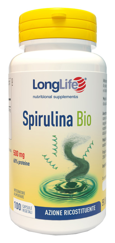 LONGLIFE SPIRULINA BIO 500 MG 100 CAPSULE VEGETALI - FARMAPRIME