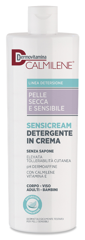 DERMOVITAMINA CALMILENE SENSICREAM DETERGENTE IN CREMA SENZA SAPONE PER PELLE SECCA E SENSIBILE 500 ML - FARMAPRIME