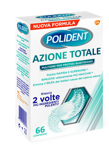 POLIDENT AZIONE TOTALE 66 COMPRESSE - FARMAPRIME
