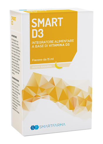 SMART D3 GOCCE 15 ML GUSTO BANANA - FARMAPRIME