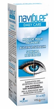 NAVIBLEF DAILY CARE SCHIUMA PER RIMOZIONE SECREZIONI OCULARI DA PALPEBRE E CIGLIA 50 ML - FARMAPRIME