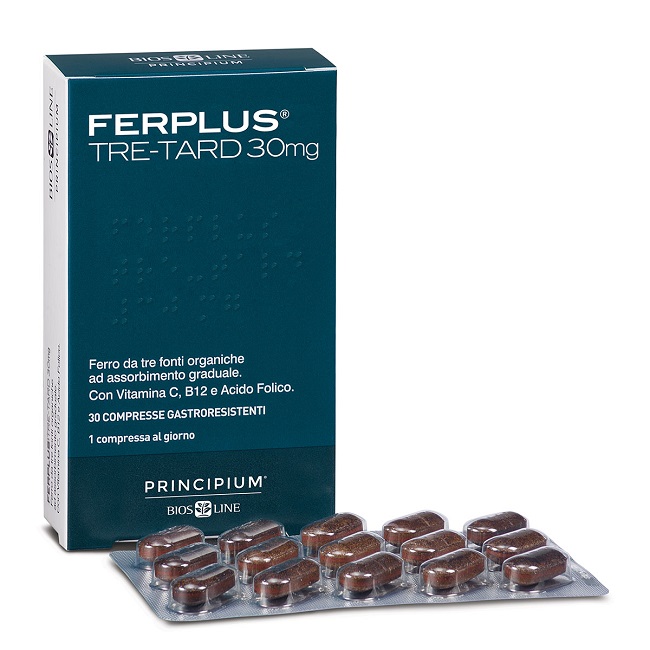 PRINCIPIUM FERPLUS TRE RETARD 30MG 30 COMPRESSE GASTRORESISTENTI - FARMAPRIME