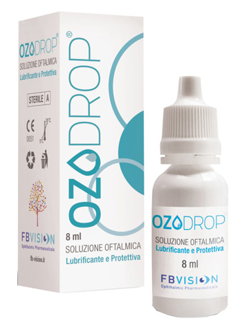 OZODROP LIPOZONEYE SOLUZIONE OFTALMICA BASE DI OLIO OZONIZZATO IN FOSFOLIPIDI 8 ML - FARMAPRIME