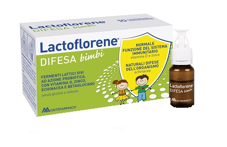 LACTOFLORENE DIFESA BAMBINI 10 FLACONI 100 ML - FARMAPRIME